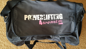 Powerlifting4Women Navy Blue Gym Bag